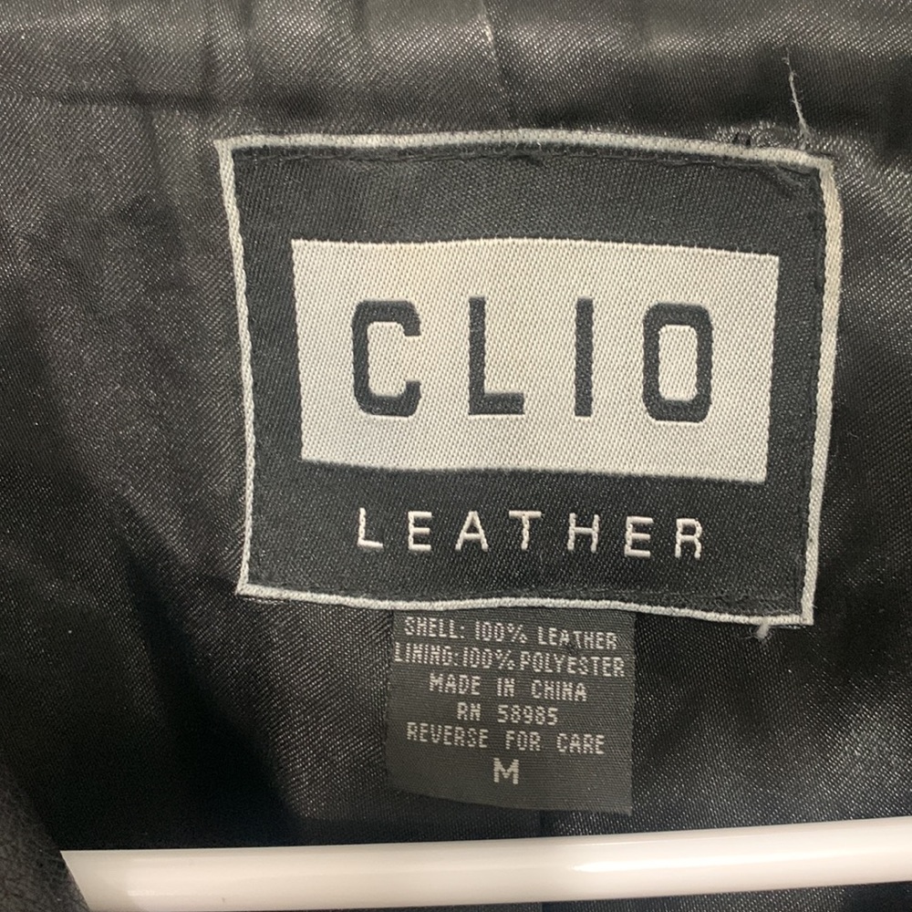 Clio Leather Jacket Size Medium - image 4